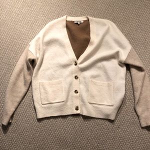 Short Kent Ex-Boyfriend Cardigan Sweater in Colorblock
